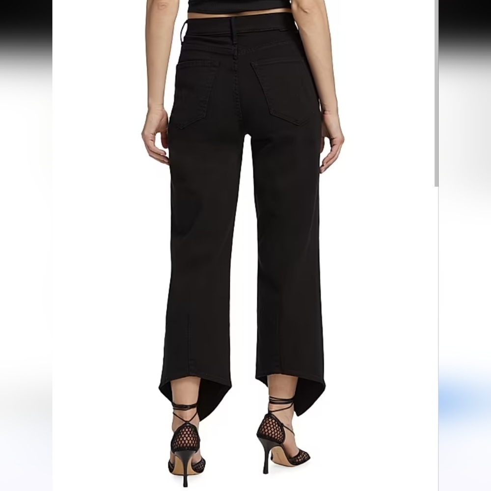 MotherThe Dagger Flood High-Rise Straight-Leg Jeans - Picture 15 of 16